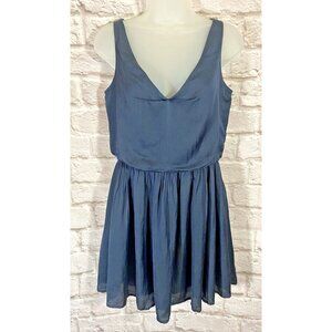 NEW The Man Repeller x PJK Patterson J Kincaid Paris Kramer Dress Small Blue